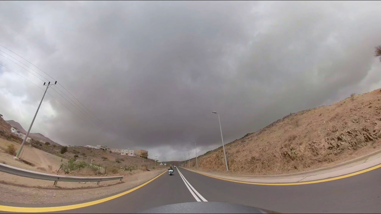 360 VR on Harley-Davidson riding near Al-Baha Saudi Arabia