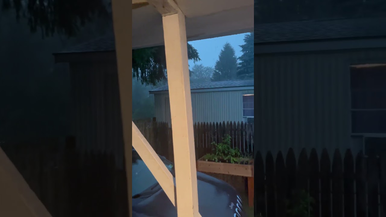Torrential DOWNPOUR In Western NY! #weather #westernnewyork