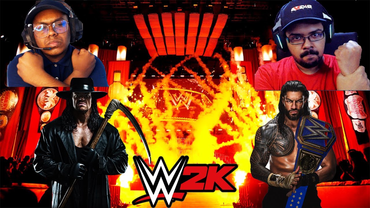 ROMAN REIGNS AND UNDERTAKER ARE GETTING TEAM  WWE2K22 STEEL CAGE FIGHT MALAYALAM|@GTXBRooKS