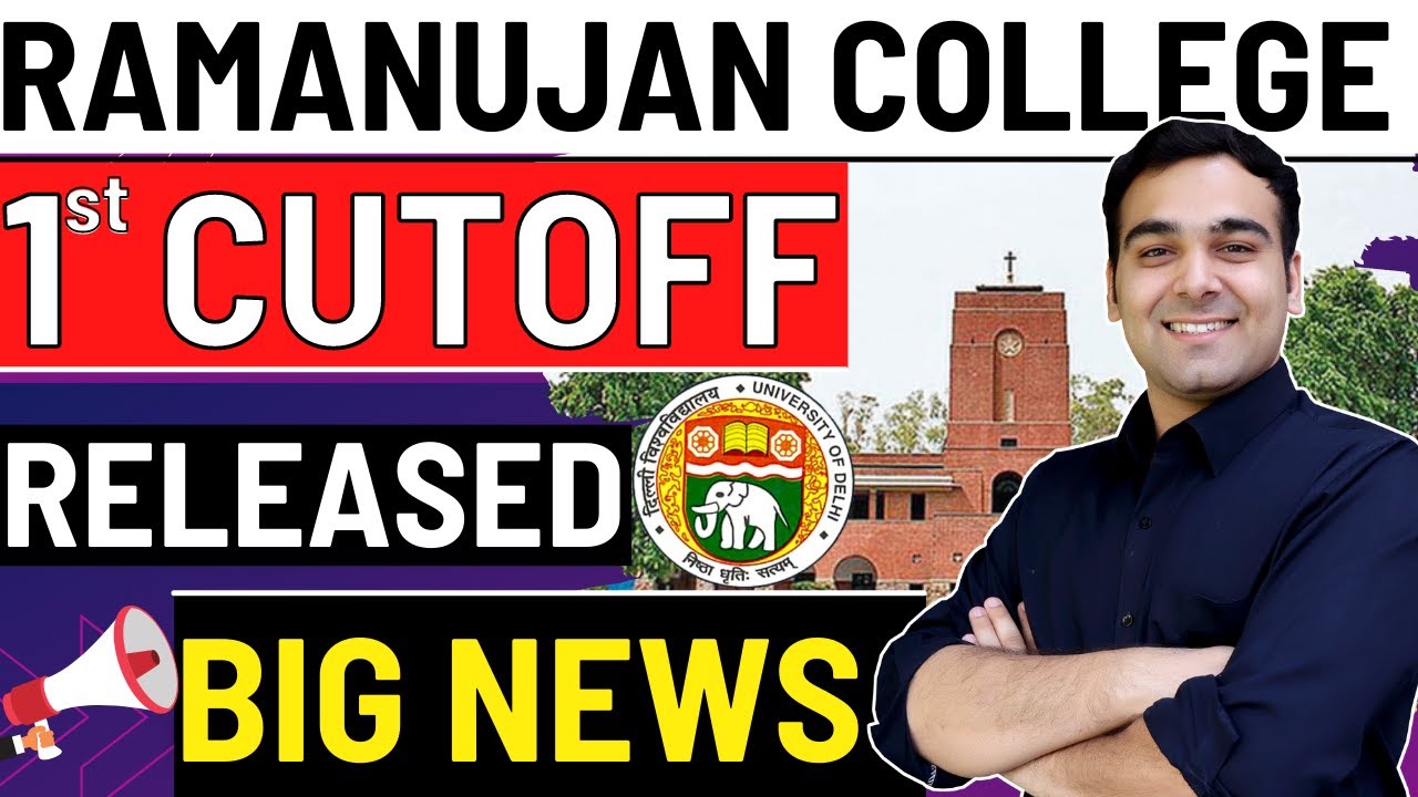 DU 1st CUTOFF is Finally OUT🔥 DELHI UNIVERSITY Admissions 2021