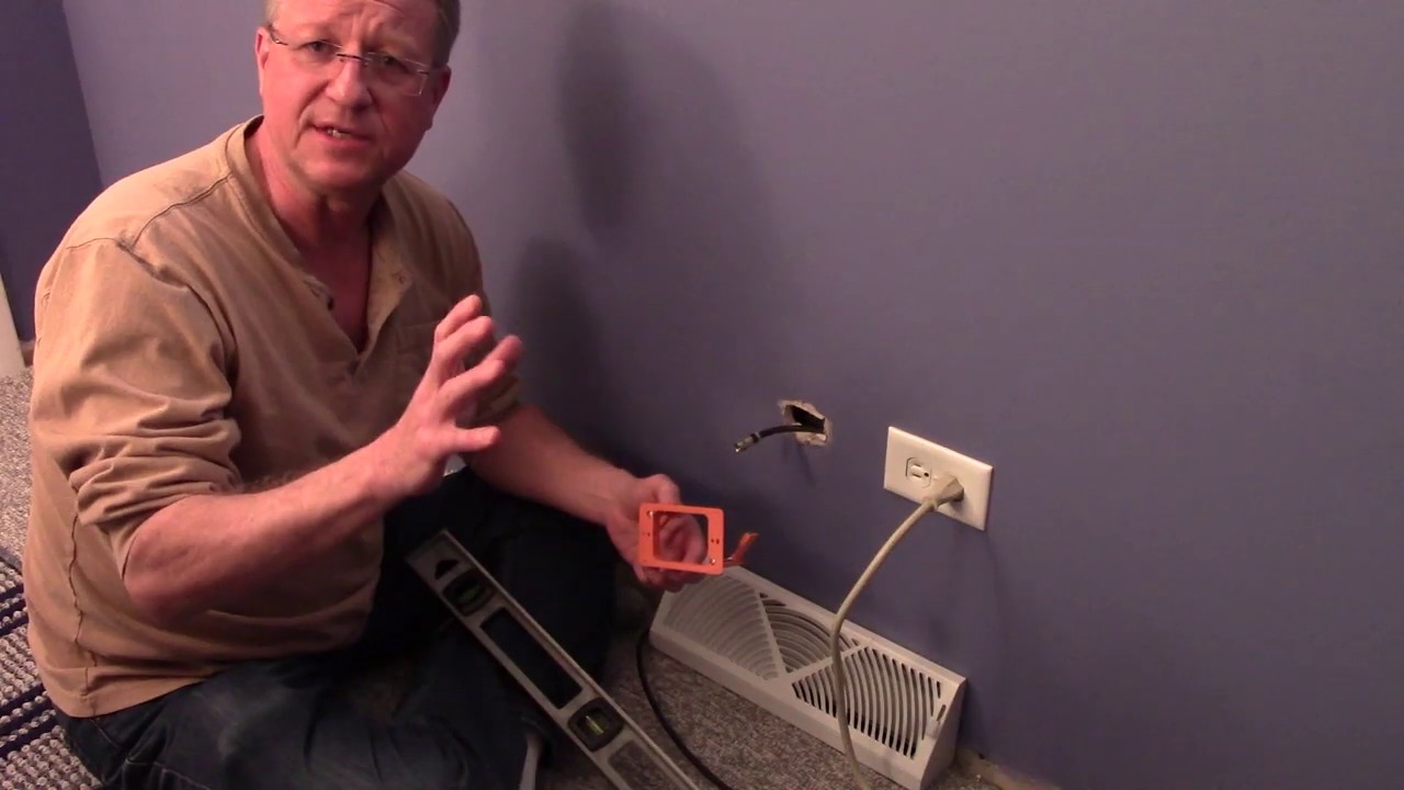 Installing a Low Voltage Mounting  Bracket