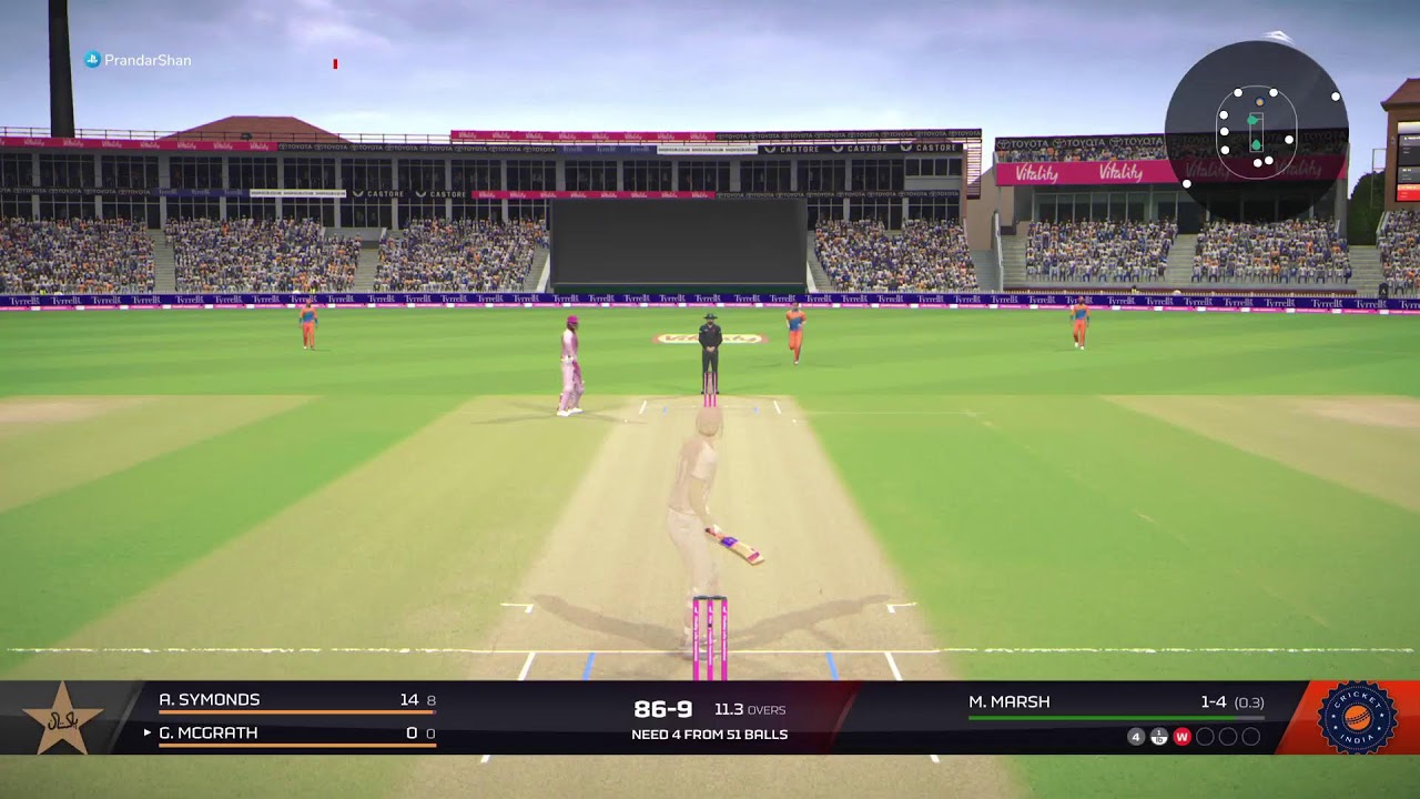Cricket 26 | Bil v Prandar