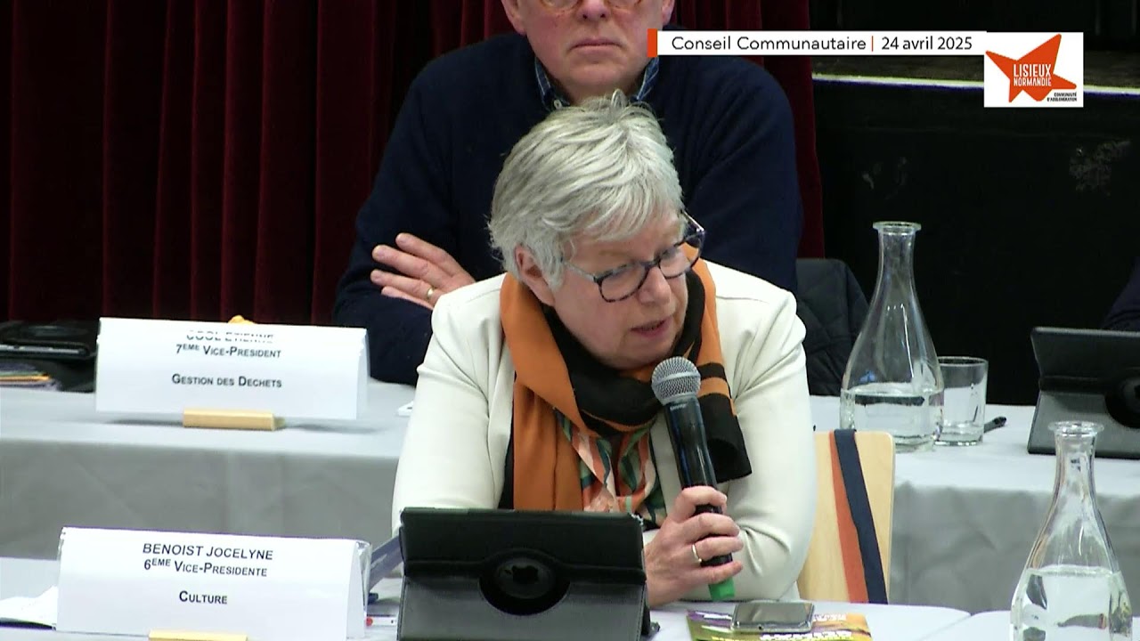 CONSEIL COMMUNAUTAIRE DU 24 AVRIL 2025 - AGGLOMERATION LISIEUX-NORMANDIE