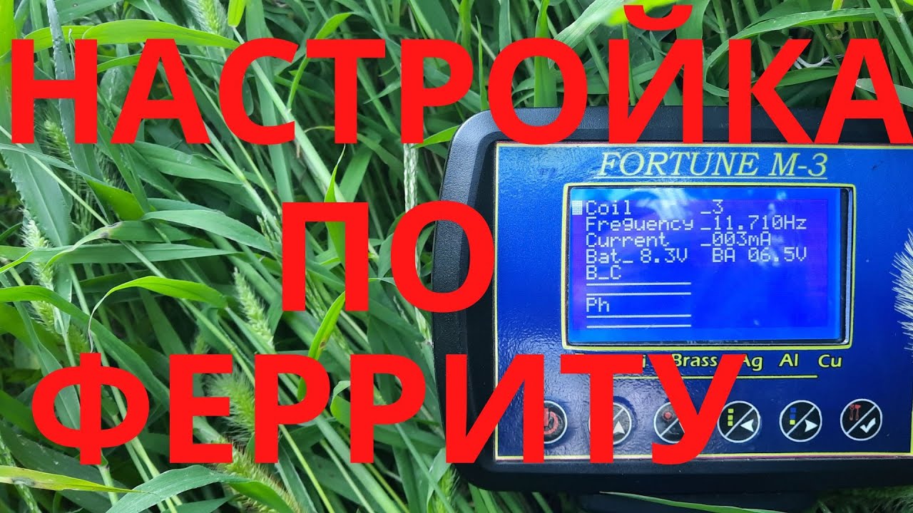 НАСТРОЙКА ПО ФЕРРИТУ металлоискателя ФОРТУНА М3. (настройка Фортуны часть 2)