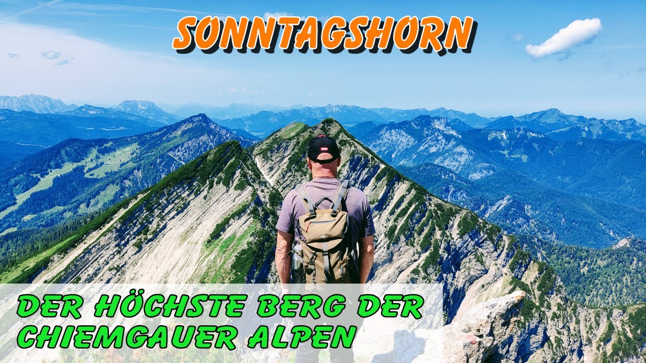 Sonntagshorn der höchste Berg der Chiemgauer Alpen