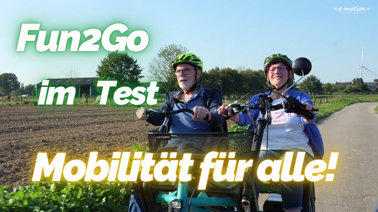 Van Raam Fun2Go im Test 🚴 | Tandem-Dreirad mit Power
