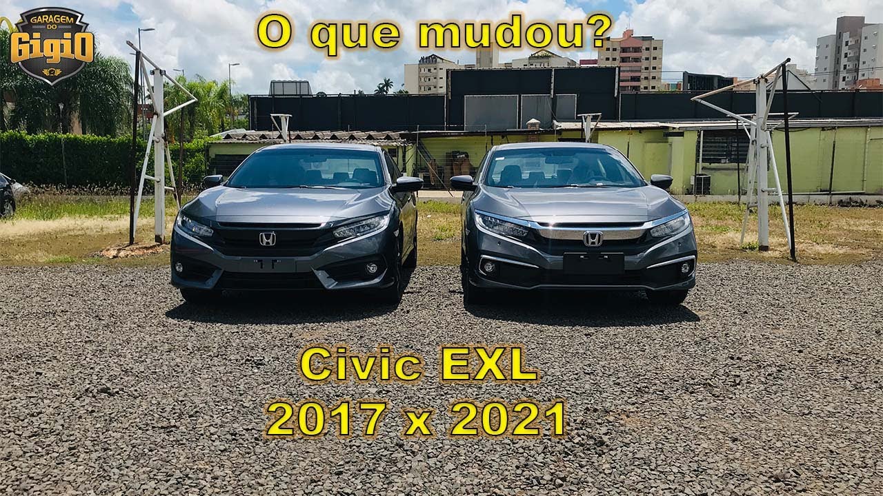 Civic G10 2017 x 2021: O que mudou em 4 anos?