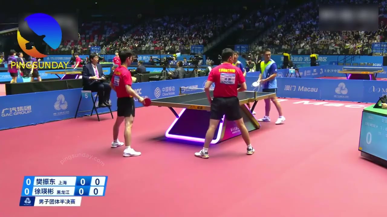 Semi-Final | Men's Team | XU Xin, ZHOU Kai vs WEI Shihao | National Games 2025