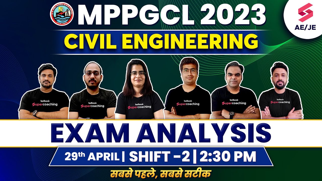 MPPGCL EXAM ANALYSIS 2023 | 29 April Shift-2 MPPGCL CIVIL PAPER ANALYSIS 2023 | MPPGCL JE 2023