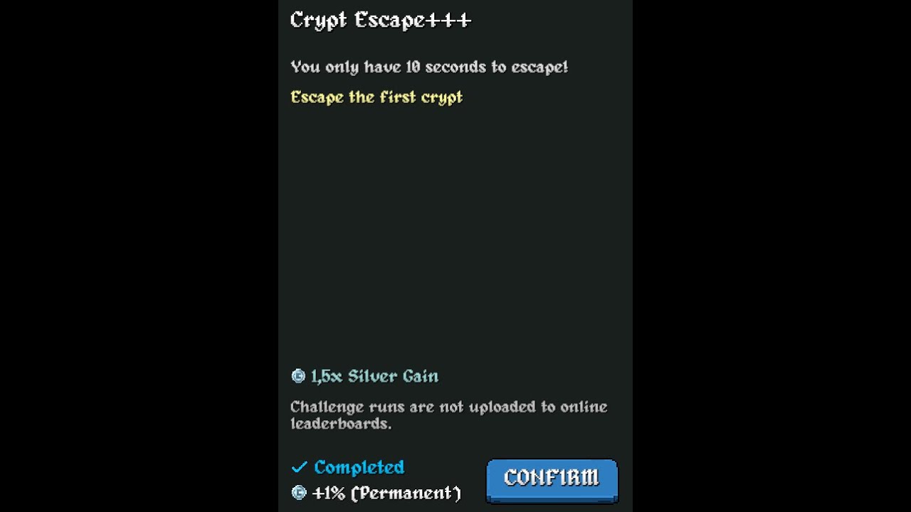 Crypt Escape+++ in 8 seconds Megabonk challenge