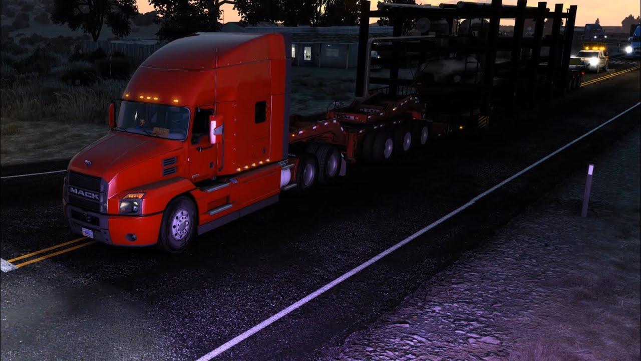 American Truck Simulator #2 | Spokane to Grande Coulée (Washington) | Mack Anthem | Special Cargo