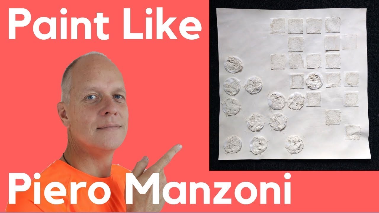 How to paint like Piero Manzoni Achromes &ndash; Conceptual art tutorial