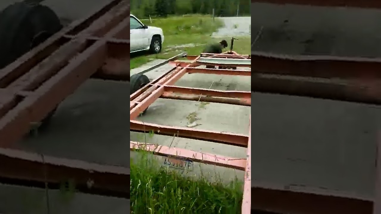 towing a car hauler with a Traxxas Xmaxx