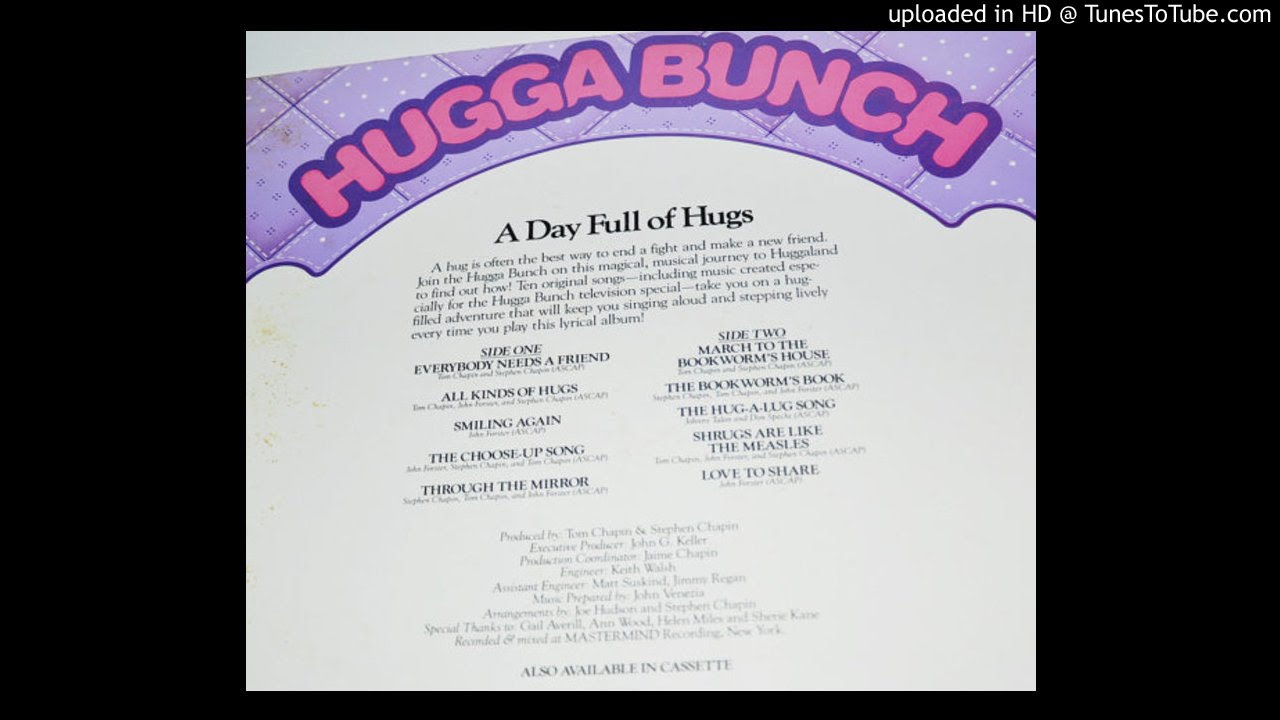 Hugga Bunch Record (Vinyl) - A Day Full of Hugs - Part 2