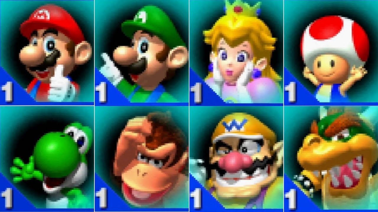 Mario Kart 64 // All Characters