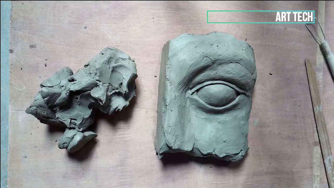 Eye making process | Admi ka Ankh | How to Make with Clay | Murti ka Ankh keise Banayi | Art Tech