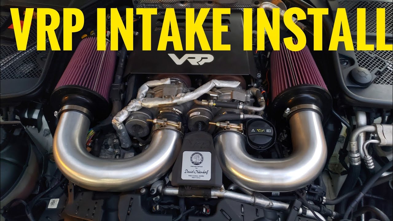 VRP SPEED C63 intake install
