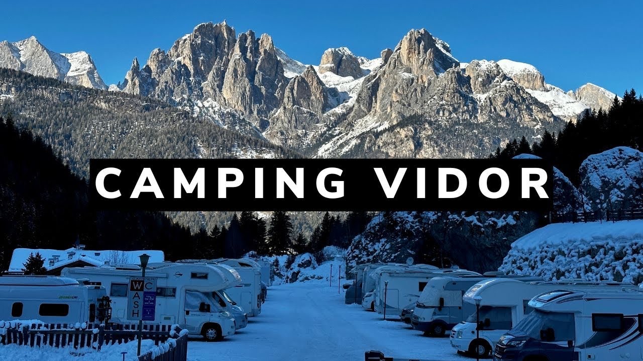 Camping Vidor Pozza di Fassa Italia Dolomiti 🇮🇹 ⛷- Ferie zimowe kamperem dzień 1 - dojazd #7