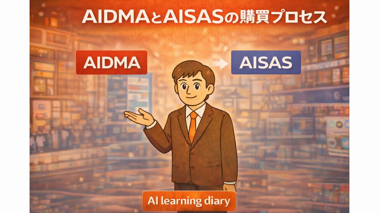 【マーケティング】AIDMAとAISASの購買プロセス｜なぜ「広告」より「検索」が重要になったのか　