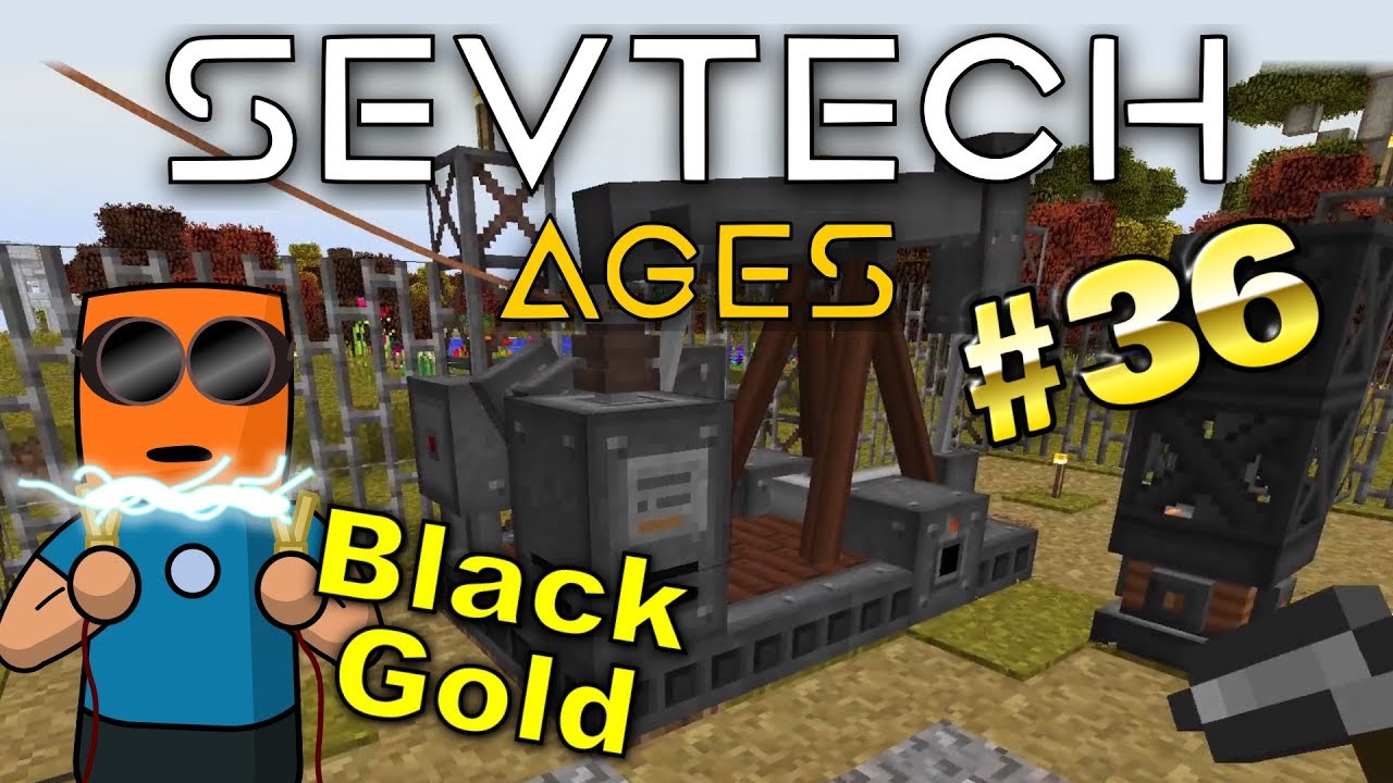 Minecraft - Pump Jack, Oil Processing - SevTech Ages #36
