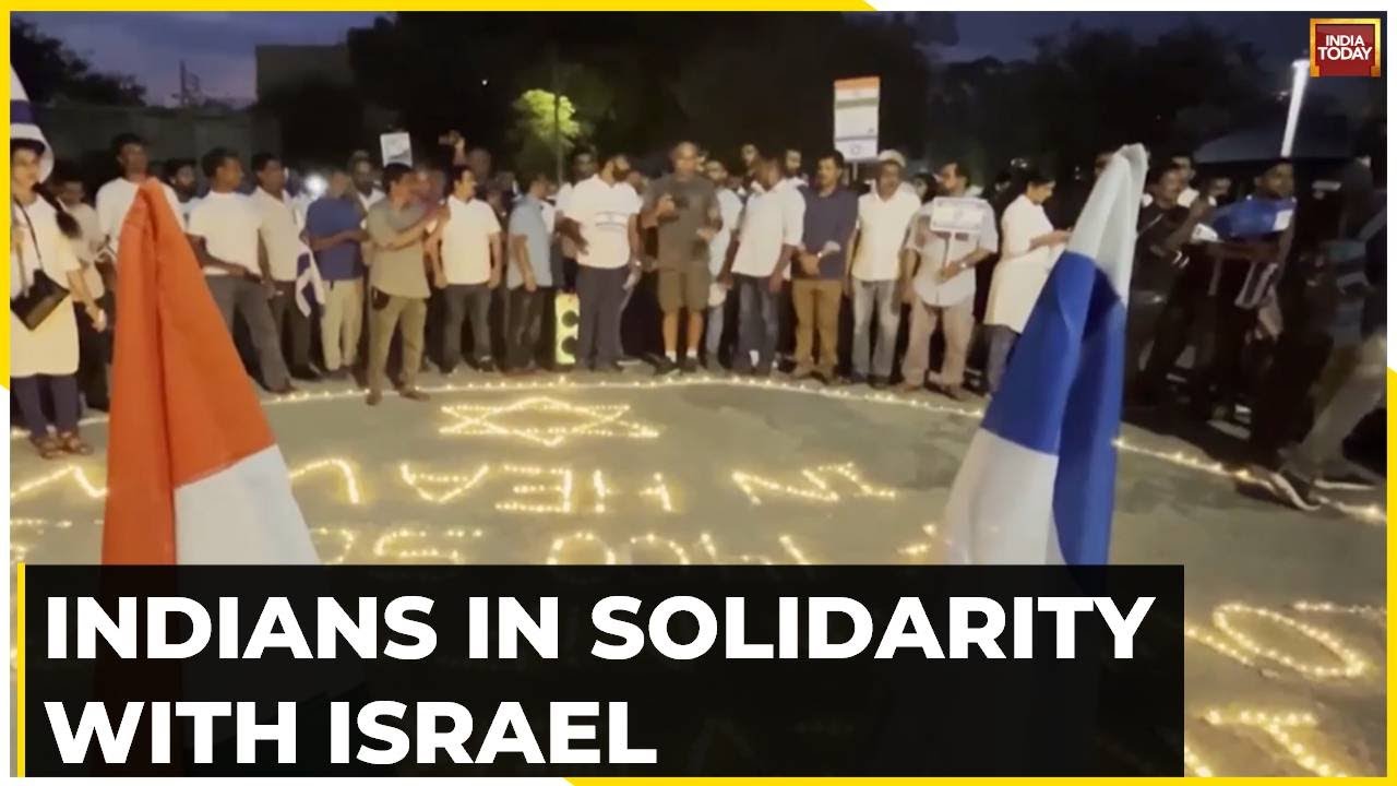 Watch: Indians In Israel Hold March Against Hamas, Candle Vigil For Victims | Ground Report