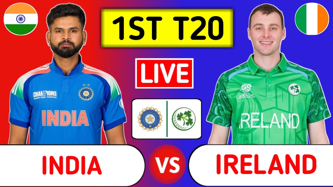 India Vs Ireland 1st T20 Live Score Last Innings
