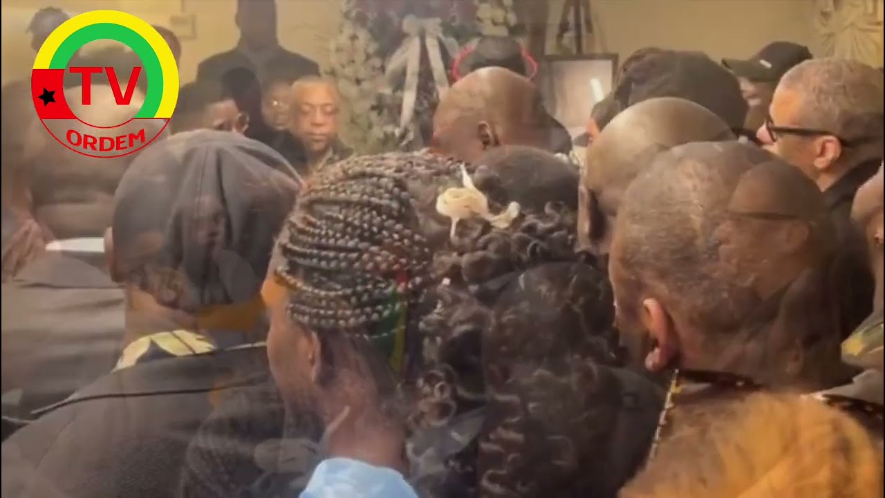 Velório e Homenagem dos músicos Guineenses.(Américo Gomes ) ultimo a Deus Lenda DIGUEDAZ 🕊️