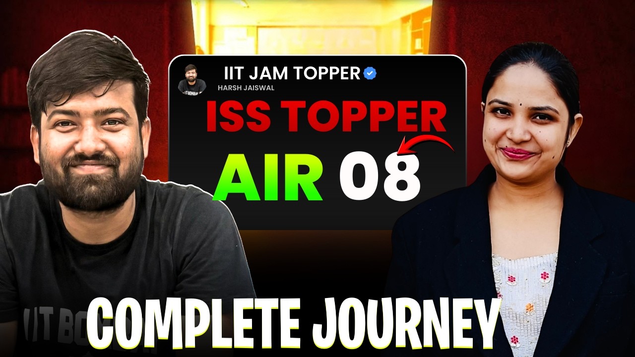UPSC ISS Topper Strategy | Full Preparation Roadmap ft. AIR 8