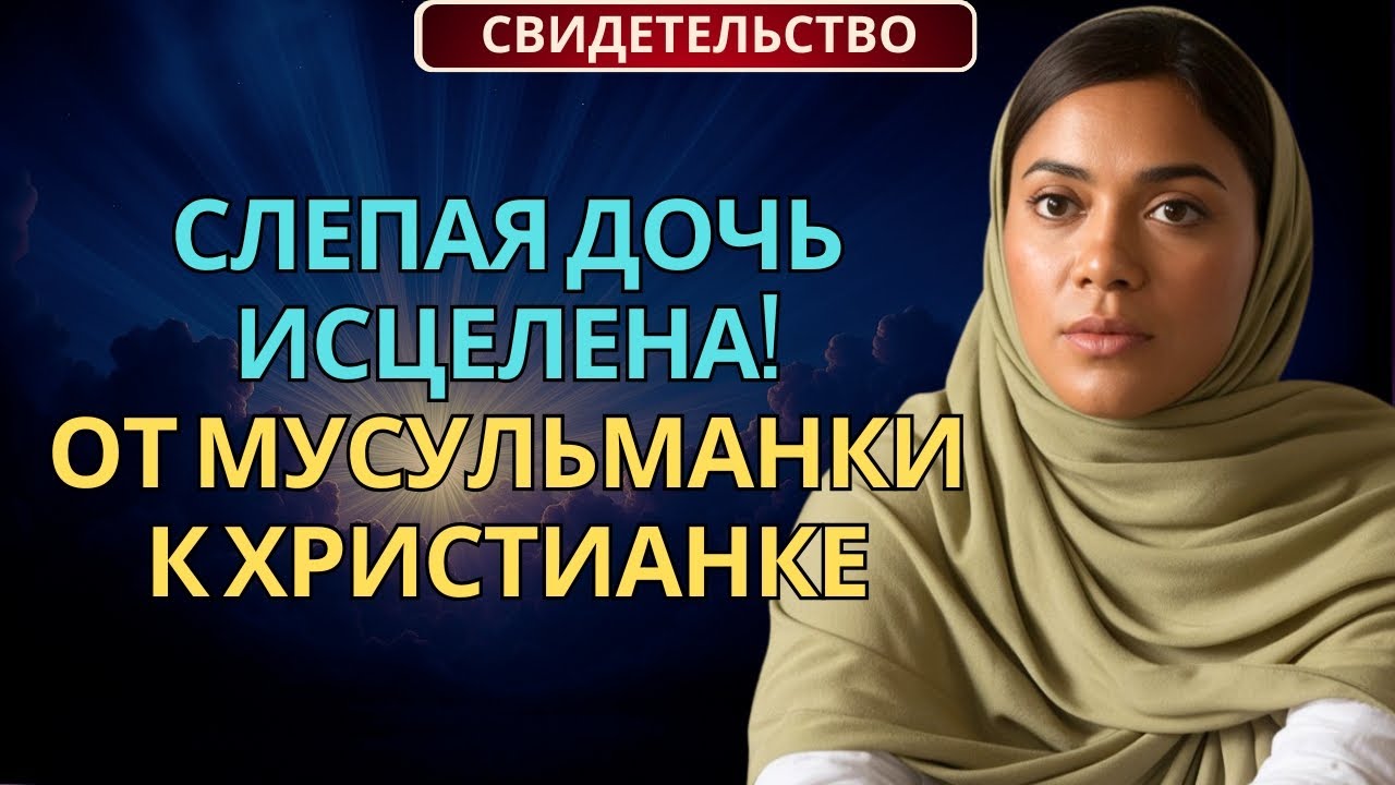 Слепая дочь исцелена Иисусом в Пакистане — От мусульманки к христианке! | Настоящее свидетельство