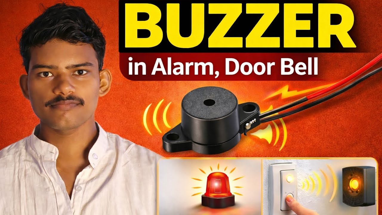  Buzzer Kya Hai? 🔔||Buzzer Working Explained 🔔||#electrical #electronics 