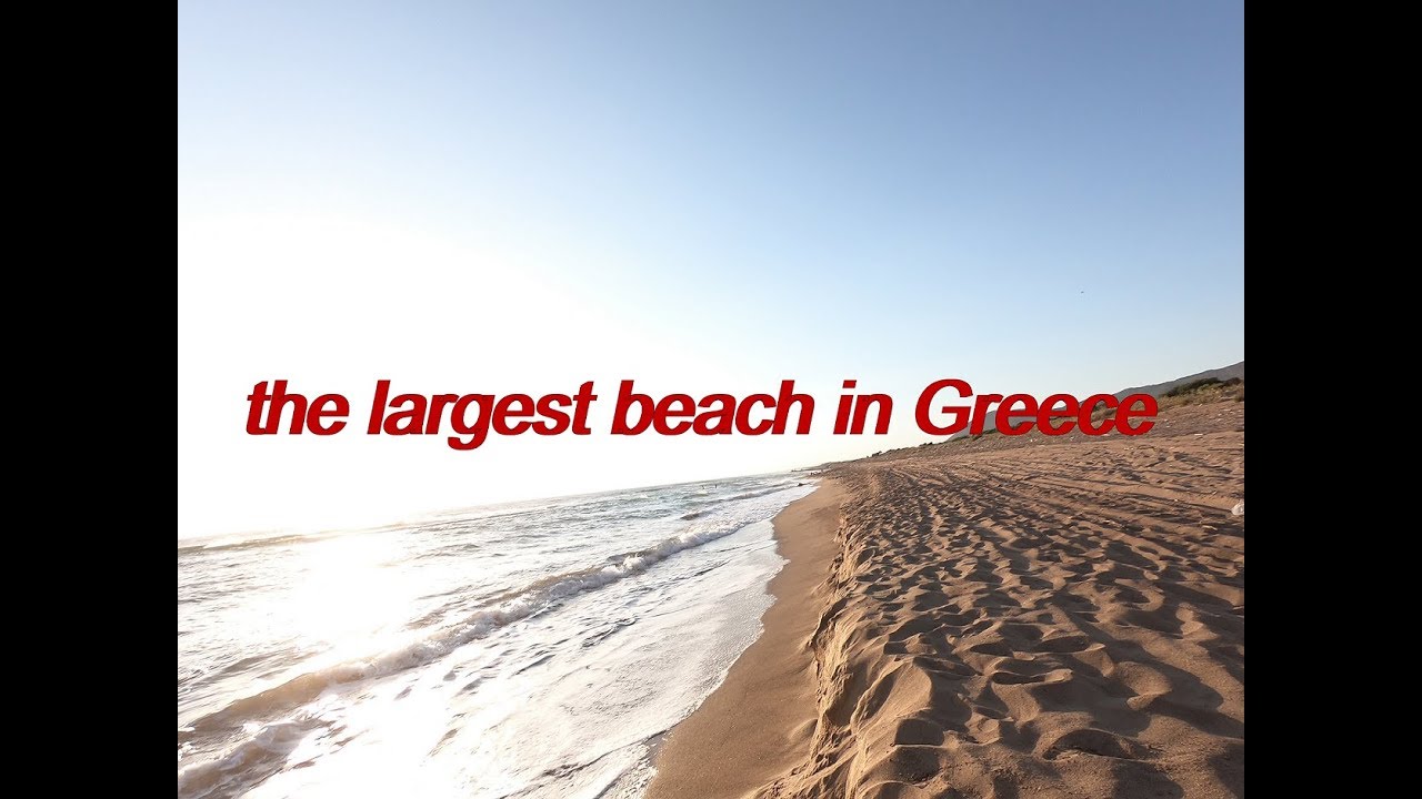 Zacharo- the largest beach in the Greece
