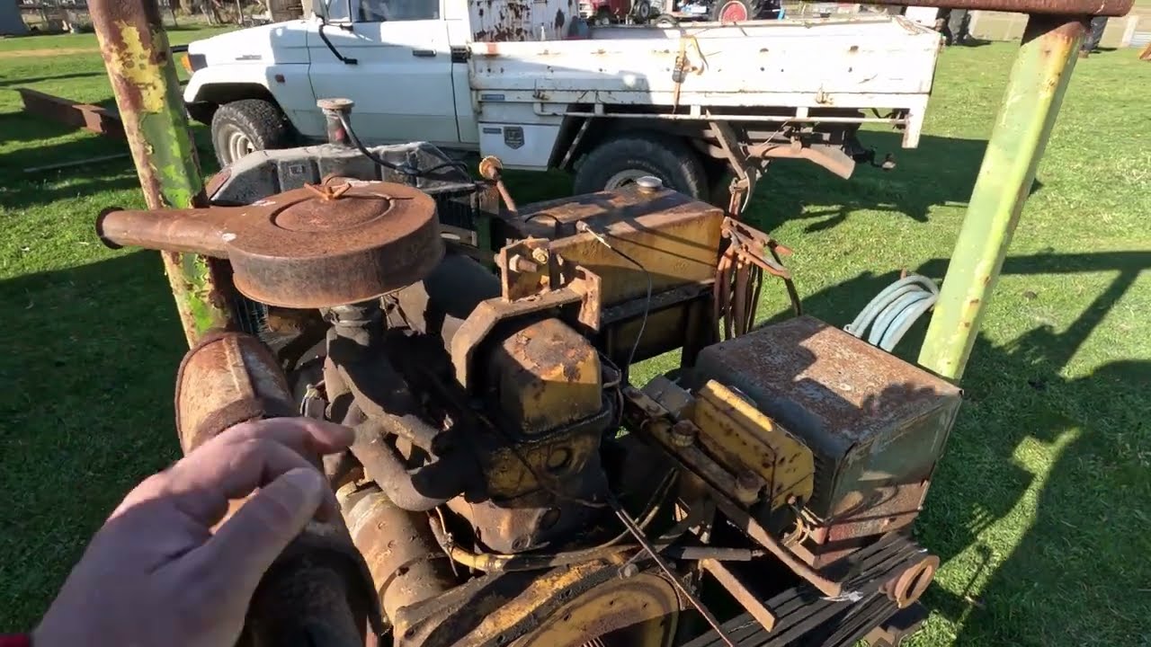 A walk around of the donor engine for the Fordson new performance super major