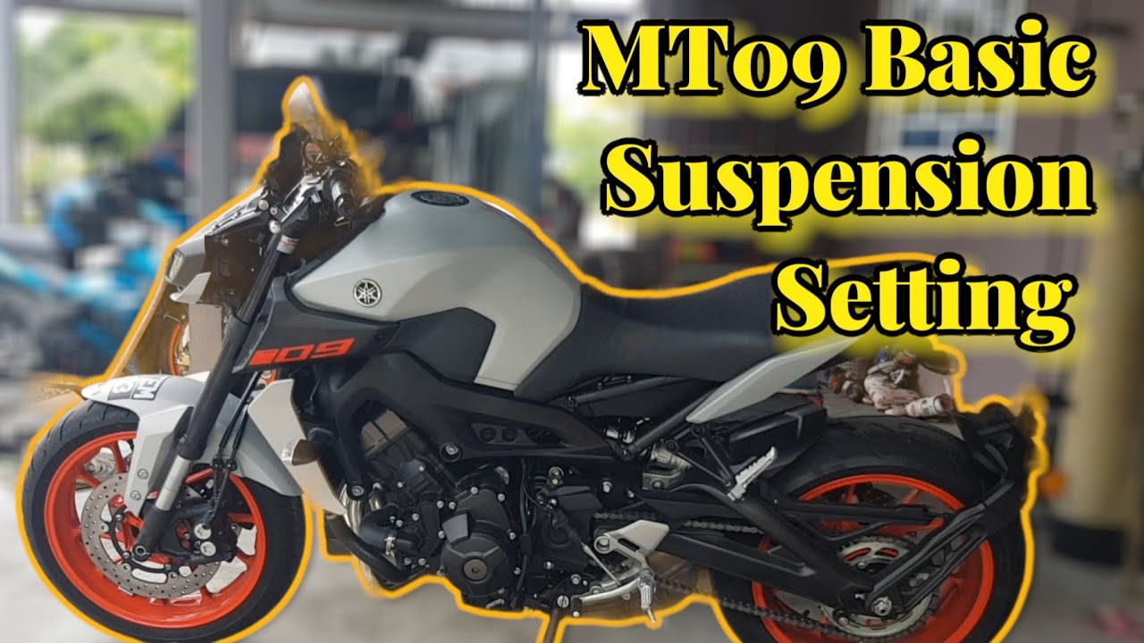 V#78 MT09 V2 Stock Suspension Setup (ENGLISH SUBTITLE)