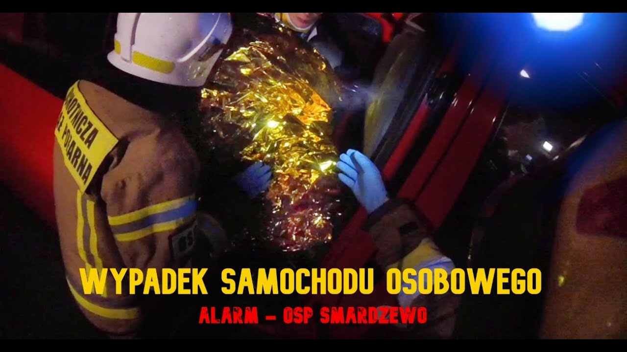 ALARM - OSP Smardzewo | #1 | Wypadek samochodu osobowego