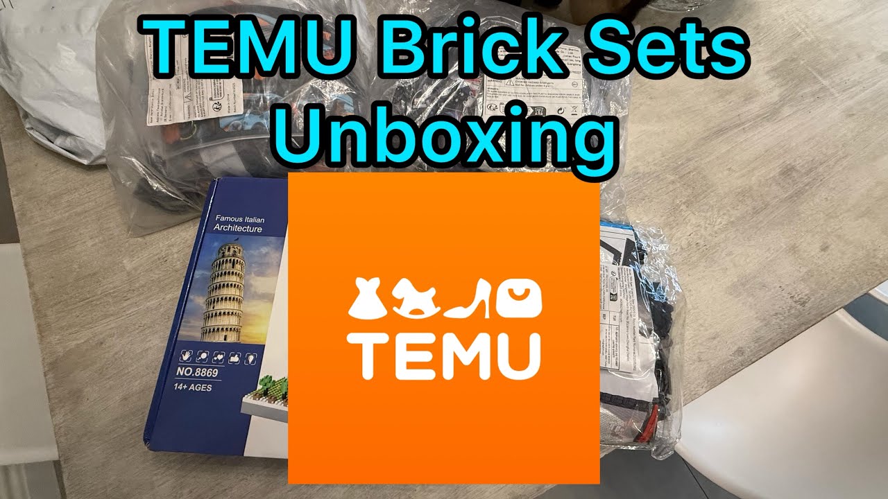 TEMU Brick Sets Unboxing 