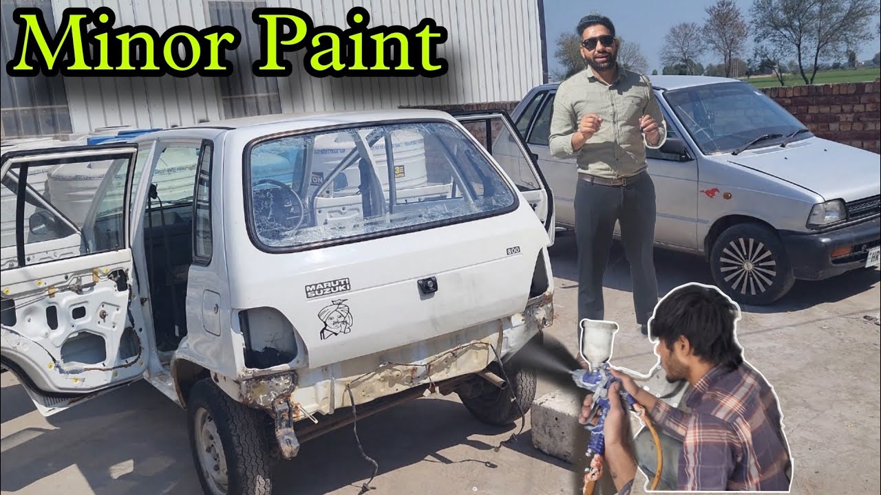 अब कोई पहचान नही पाएगा 🤔 Then  Vs  Now | My #maruti800 got Minor paint job | @AjayKaith