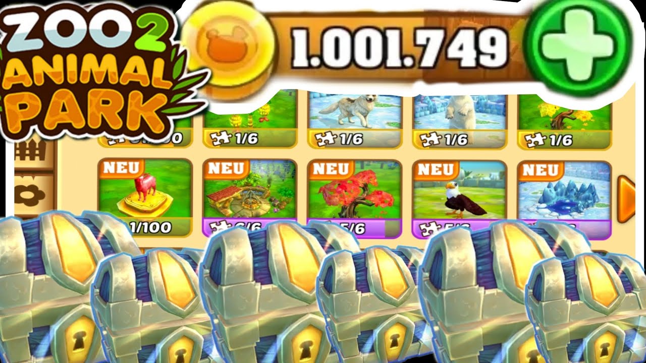 Zoo 2: Animal Park - 1.000.000 € Unboxing  #45 Zoo2 lets Play Tipps und Tricks Deutsch German