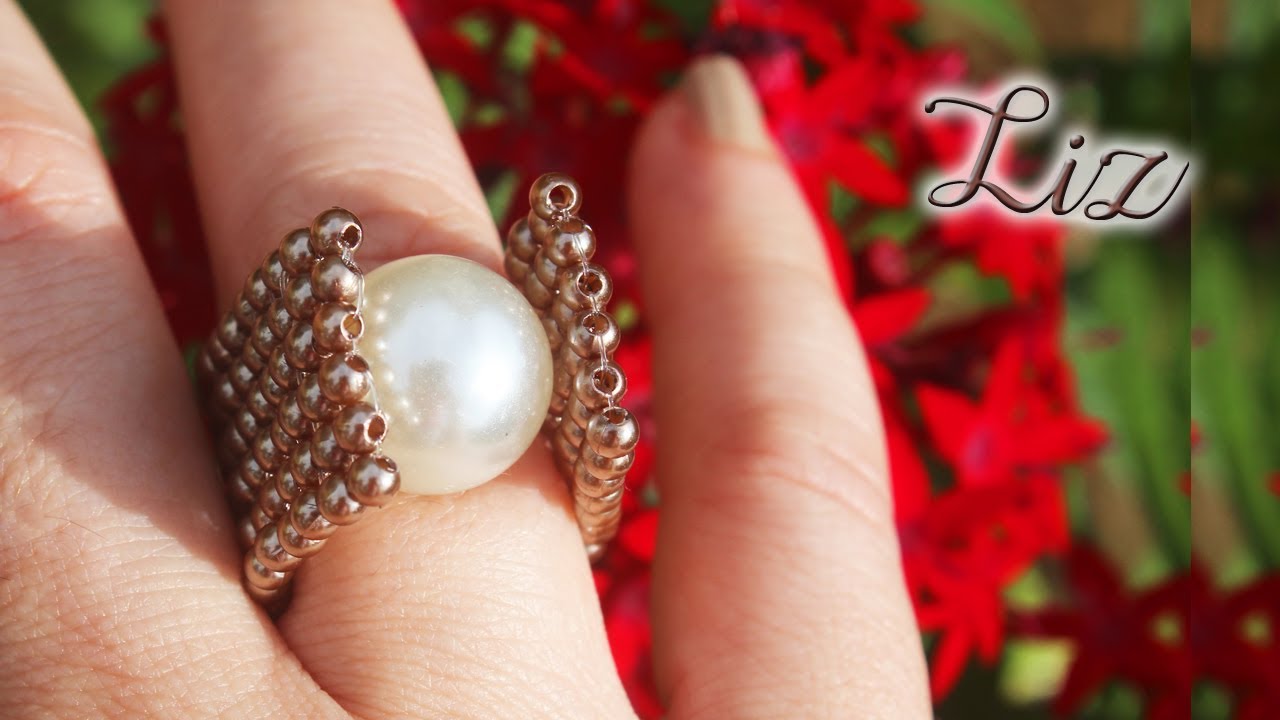 Aula de Bijouteria: Anel de pérola - DIY Luxuoso💍