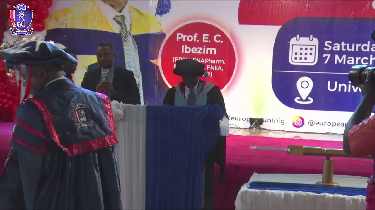 1. European University of Nigeria Maiden Matriculation Ceremony 2026 | Live from Abuja