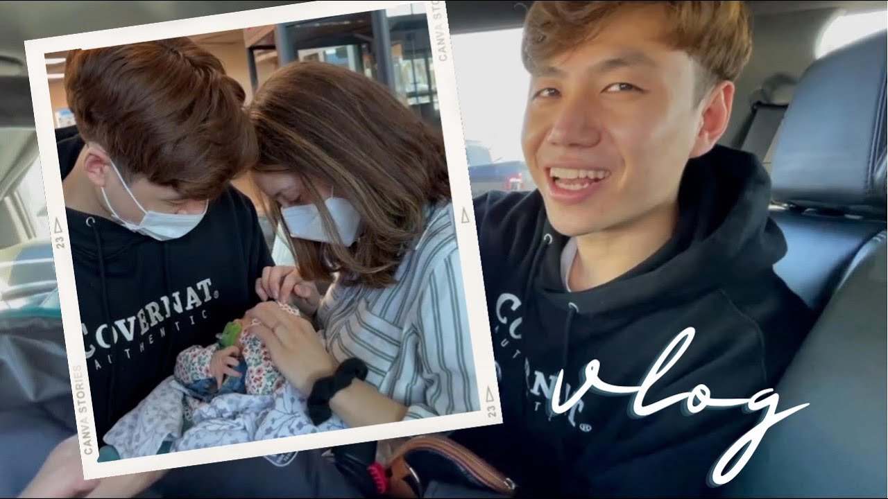Meeting my daughter for the first time 우리 아기 첫만남|국제커플| 🇰🇷🇺🇸