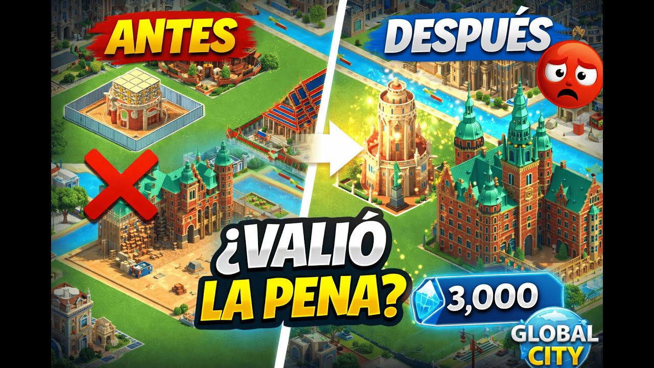 Global City Gameplay #42   Frederiksborg Castle Build + Elizabeth Lookout Tower + Amazing Hungary