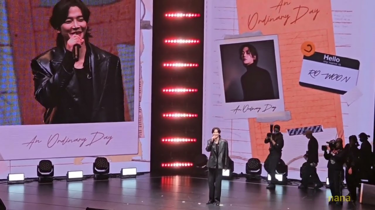 20240121 RO WOON FAN MEETING 'An Ordinary Day' in Taipei 路雲台北見面會~應援影片+排字+大合照+스물다섯, 스물하나(Jaurim)