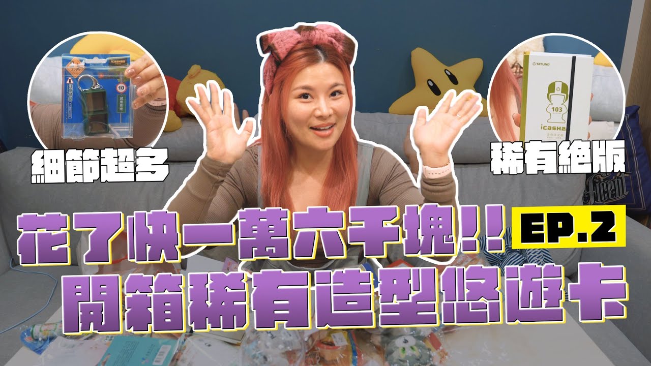花了快一萬六千塊!! 開箱稀有造型悠遊卡｜這群人董仔