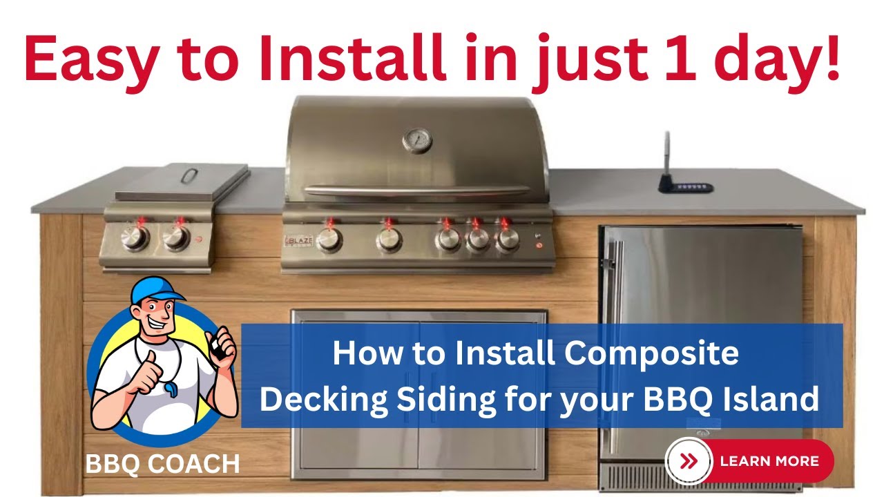 Кухня на открытом воздухе своими руками: как установить композитный террасный сайдинг