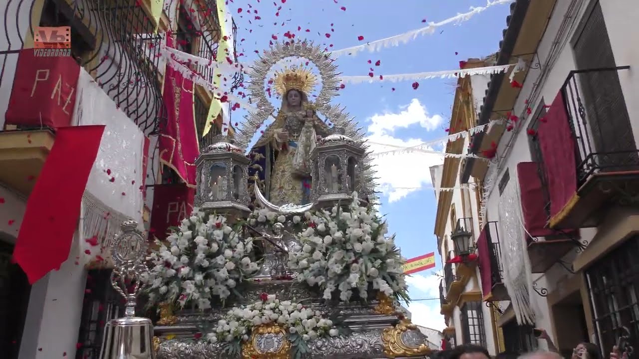 Nuestra Señora de la Paz Coronada. 4K. Petalada. Ronda 2023