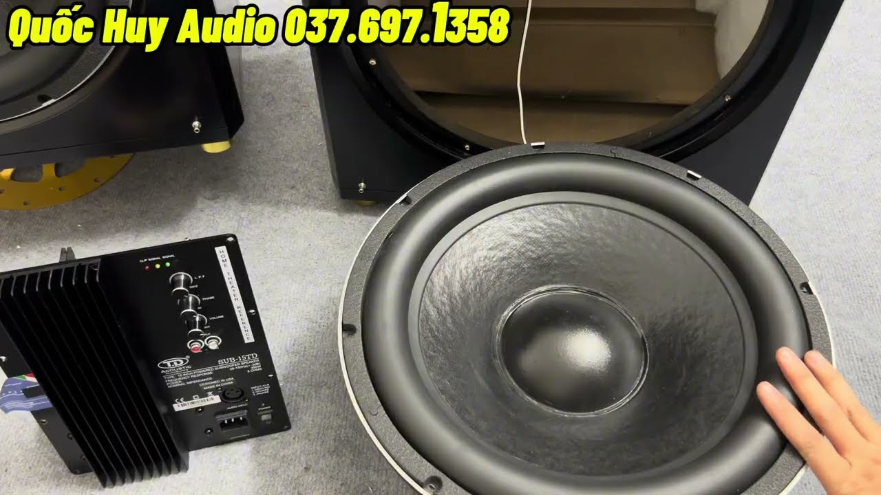 Thử Mở Thùng Loa Sub 40 TD Acoustic – Nhiều Anh Em Bất Ngờ Vì Quá Đáng Tiền