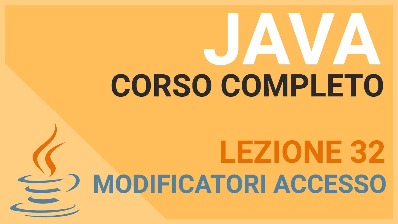 Modificatori di Accesso: Private, Public e Protected - JAVA TUTORIAL ITALIANO 32