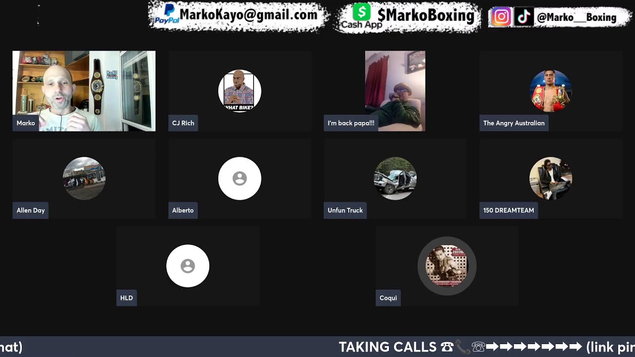 Afternoon Boxing Talk