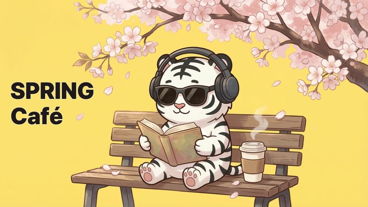 Reading at a Spring Café 🌸📚 | Cozy Chill Pop Playlist for Quiet Afternoons