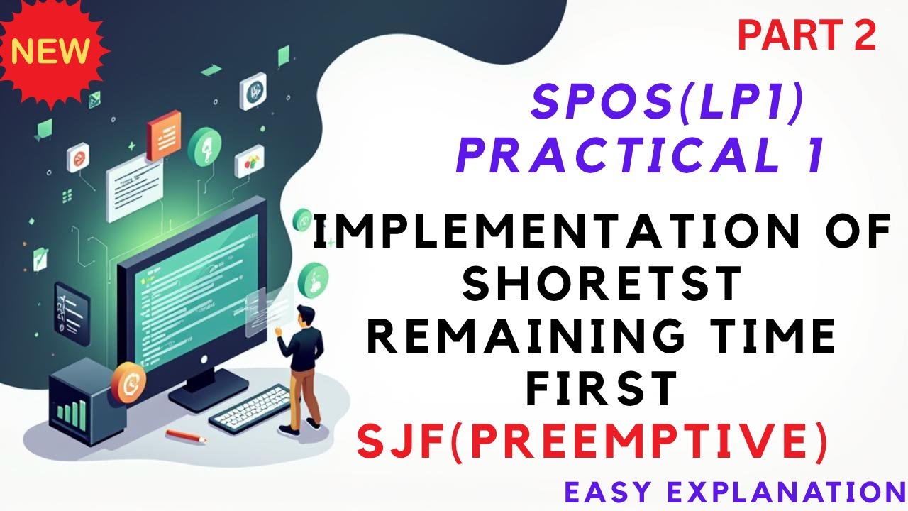 sppu Spos practical Shortest job first preemptive